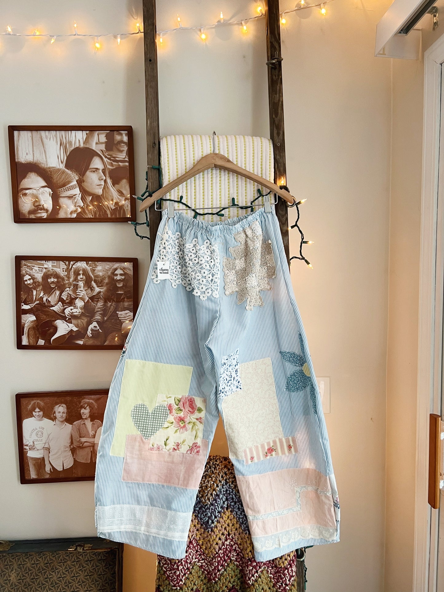 Maria Barrel Pant: Riviera Patchwork
