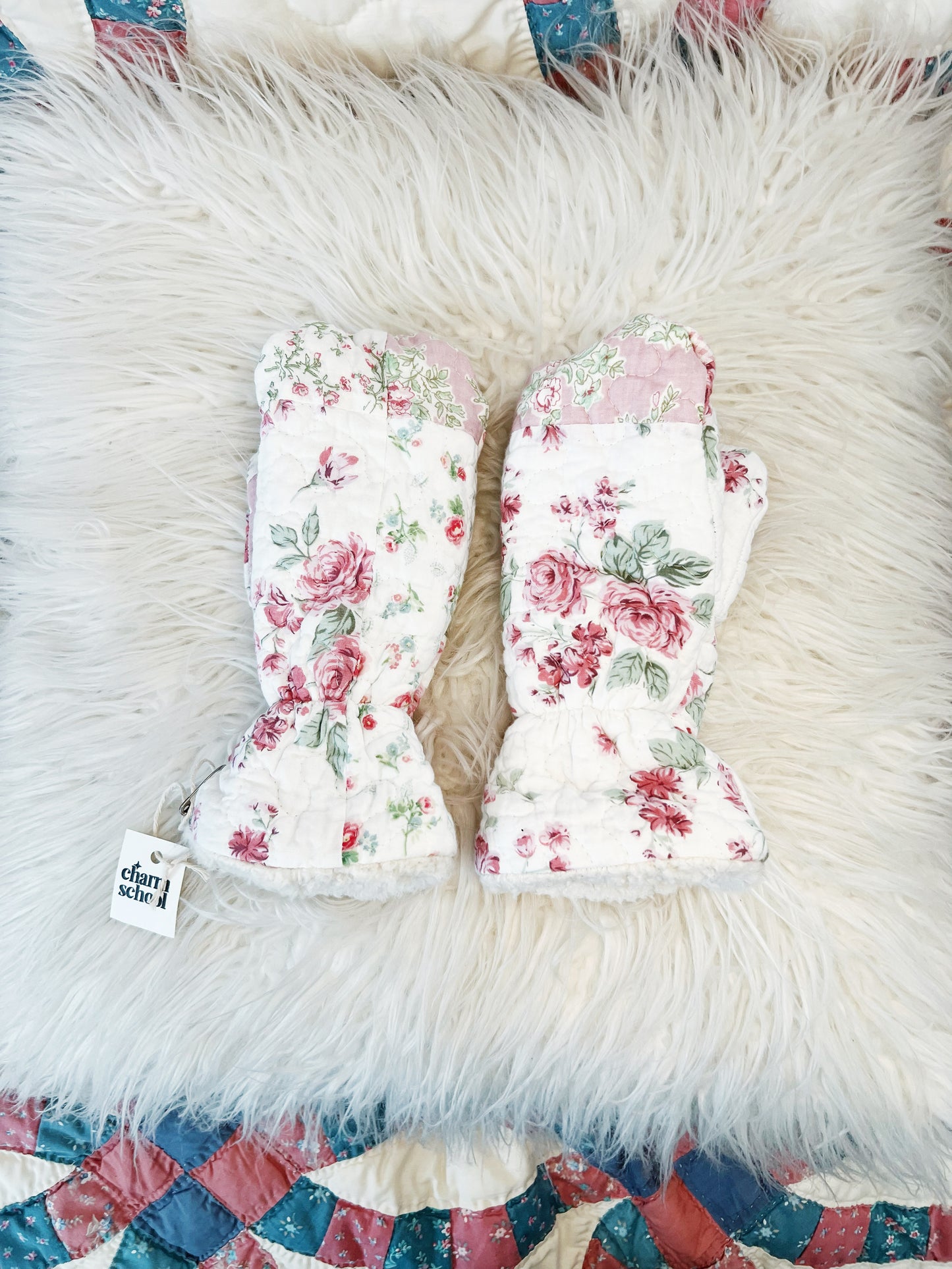 Quilted Winter Mittens
